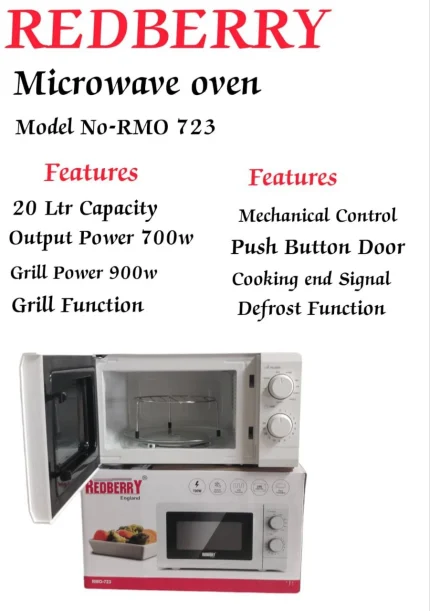 Microwave Oven with Grill – 20L | 700W