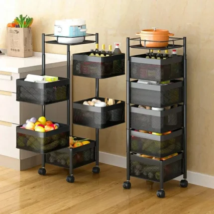 Mobile Rotating Storage Rack –