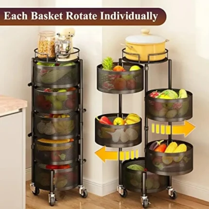 Mobile Rotating Storage Rack