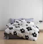 Nordic-style Cotton Microfiber Duvet Cover Set – 6x6 & 6x7