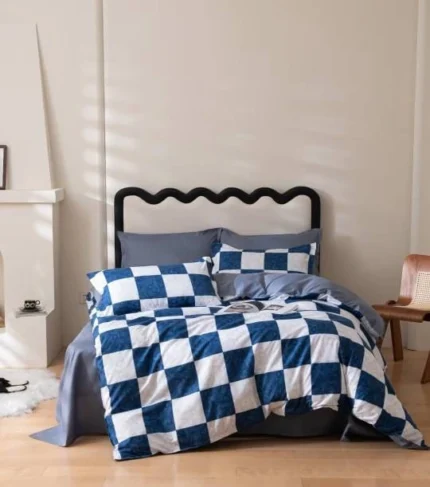 Nordic-style Cotton Microfiber Duvet Cover Set – 6x6 & 6x7