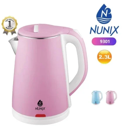 2.3L Nunix 1500W Stainless Steel Electric Kettle