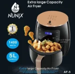 NUNIX Air Fryer - 5L LCD Touch Control 1400W