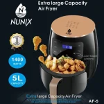 NUNIX Air Fryer - 5L LCD Touch Control 1400W