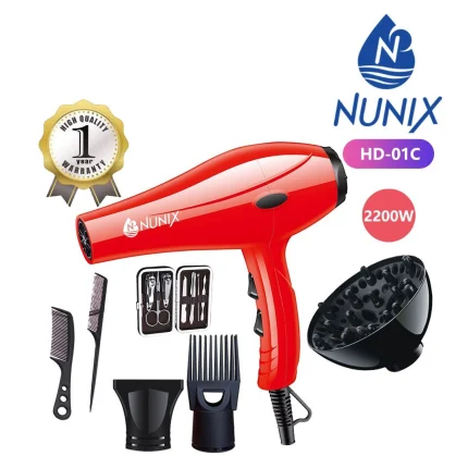 Nunix HD-01C Hair Blow-Dryer – 2200W