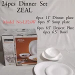 Opalware 24-Piece Dinner Set