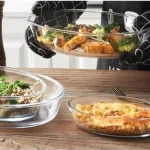 Oval Glass Baking/Storage Tray (2pcs)