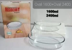 Oval Glass Baking/Storage Tray (2pcs)