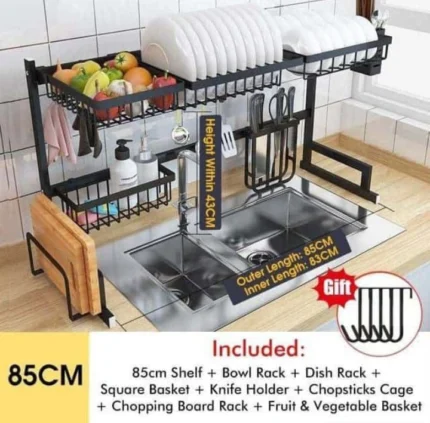 Over The Sink Dish Rack