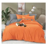 Plain Double-Sided Cotton Duvet Cover Set – 6x6 – , 