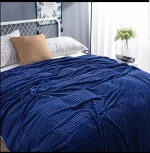 Plain Fleece Warm Blanket (6x6 Feet)