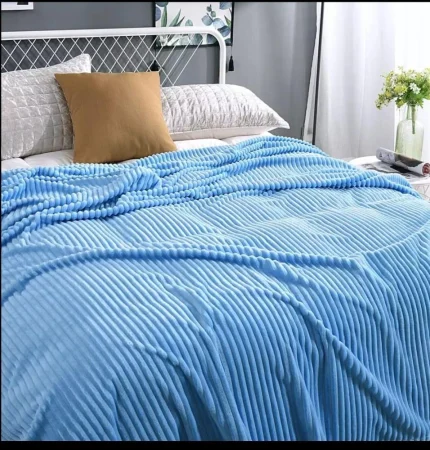 Plain Fleece Warm Blanket (6x6 Feet)