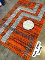 Premium Paris Carpets - E418A – Orange, 8 by 11