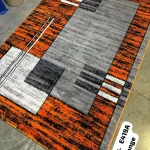 Premium Paris Carpets - E419A – Orange, 8 by 11