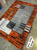 Premium Paris Carpets - E419A – Orange, 8 by 11