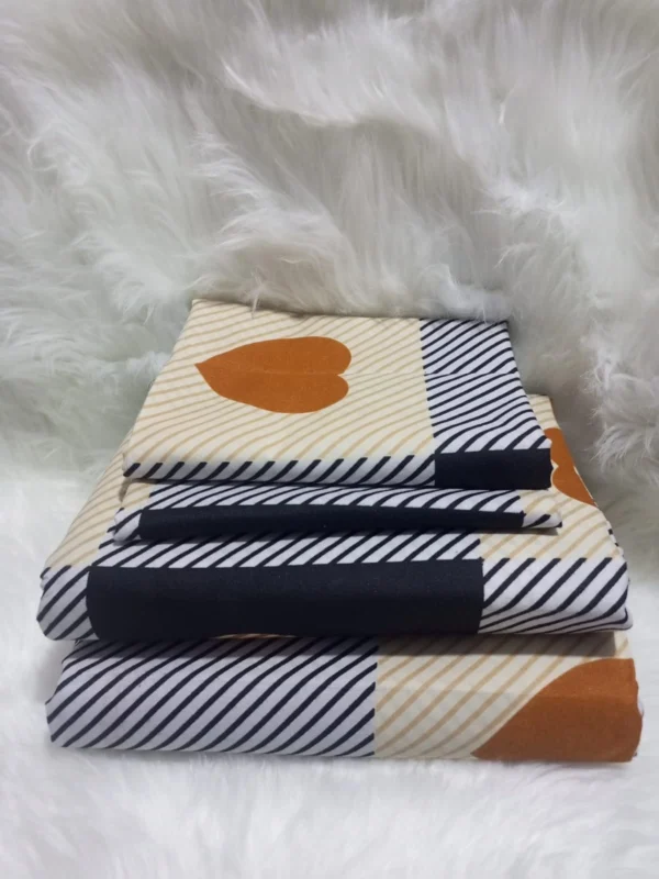 4-Piece Printed Cotton Bedsheets Set (4pcs)