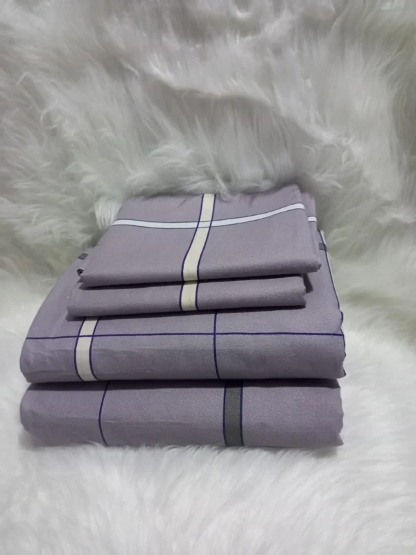 4-Piece Printed Cotton Bedsheets Set (4pcs)
