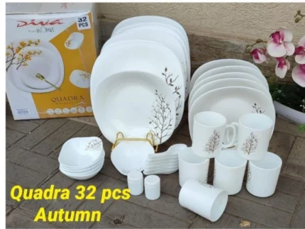 Quadra 32-Piece Diva Dinner Set