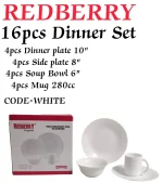 REDBERRY 16-Piece Dinner Set