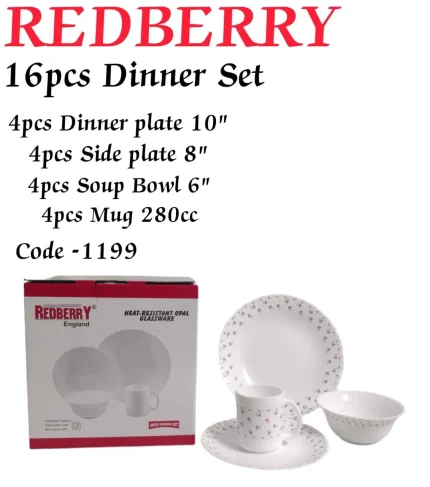REDBERRY 16-Piece Dinner Set