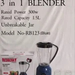 REDBERRY 3 in 1 Blender RB123 - 300W