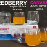 Redberry 300ml Glass Tumbler (6pieces)