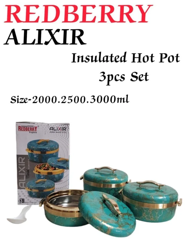 Redberry ALIXIR Hotpot Set – 3 Piece – Green