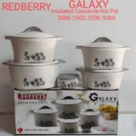 5-Piece Redberry Galaxy Plastic Insulated Hotpot Set