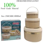 ORBRITON Plastic Designer Hotpot – 3pcs Set