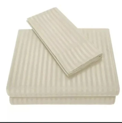 Satin stripped bedsheets (7*8)