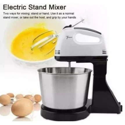 Scarlett Electric Hand Mixer With Stand - 3L Bowl