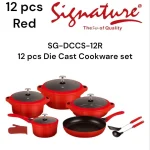 12-Piece Die Cast Nonstick Aluminum Cookware Set