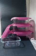 Signature 4 Glass Storage Bowls Airtight