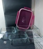 Signature 4 Glass Storage Bowls Airtight