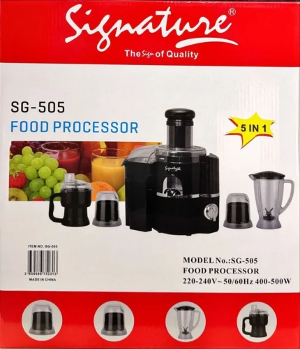 Signature 5-in-1 Food Processor – 500W