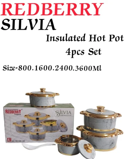 4pcs Redberry Silvia Hotpot Set | Smart Enterprise – Grey