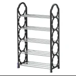 Single Column Premium Quality Shoe rack – Steel frame with plastic stand,