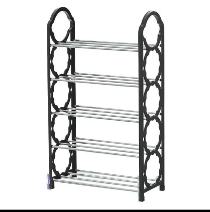 Single Column Premium Quality Shoe rack – Steel frame with plastic stand,