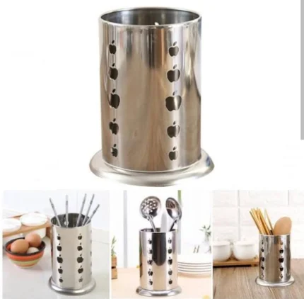 Stainless Steel Silver Cutlery Stand