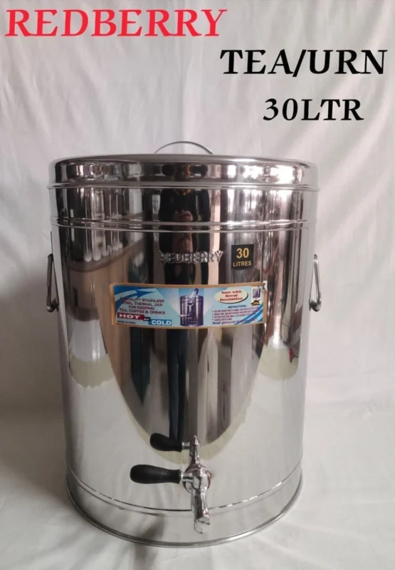 REDBERRY Stainless Steel Tea Urn | Smart Enterprise – 30L
