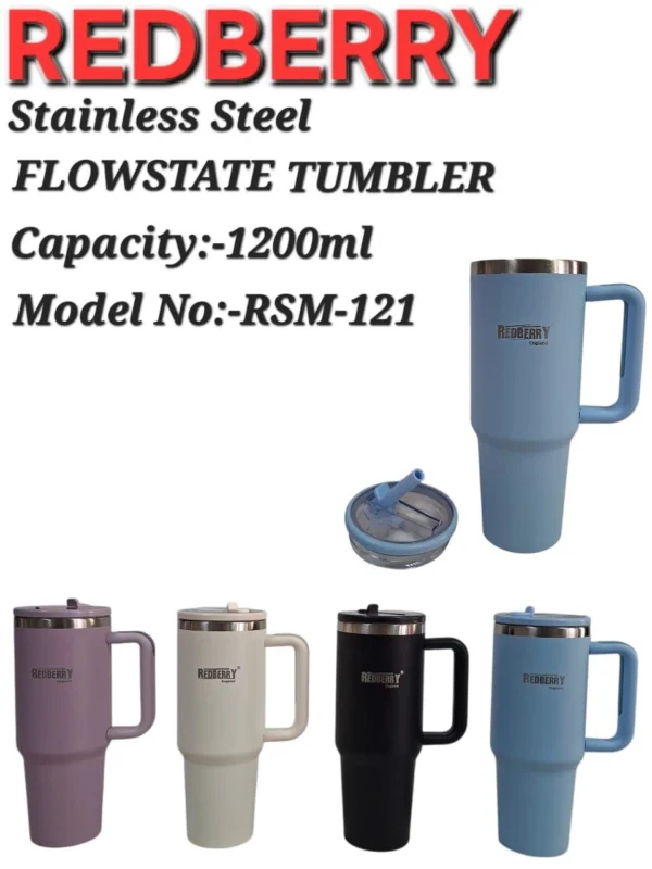 Stainless Steel Vacuum Tumbler – 1200ml – 1.2 L, Plain Colors