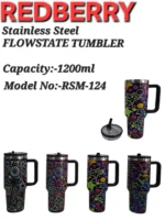 Stainless Steel Vacuum Tumbler – 1200ml – 1.2 L, Print 1