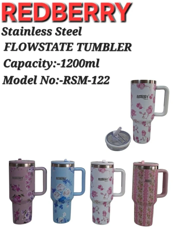 Stainless Steel Vacuum Tumbler – 1200ml – 1.2 L, Print 3