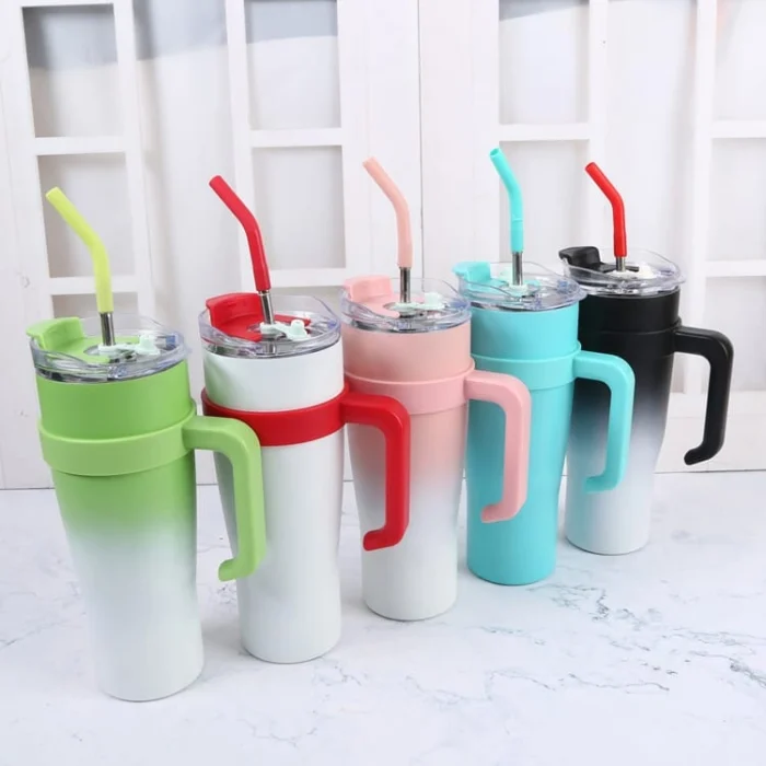 1200ml Stanley Stainless Steel Thermo Cup Straw Mug