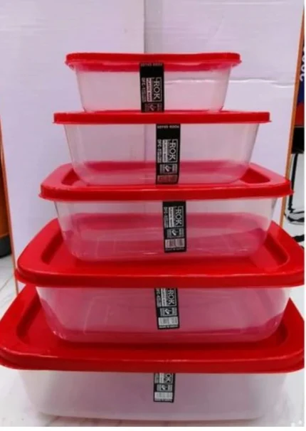 Storage Containers (5 pcs) –