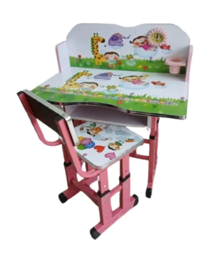 Study Desk and Chair Set – Pink