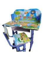 Study Desk and Chair Set – Blue