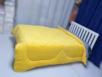 5x6 TC Velvet Woolen Duvet Single – Yellow, 5 by 6