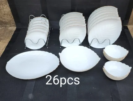 Unbreakable Ceramic Dinner set (26pieces) – Ceramic