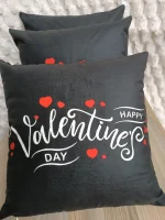 Valentine-themed throw pillow case